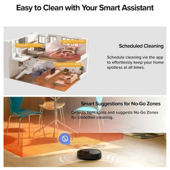 Roborock Q7 TF robot vacuum cleaner, black