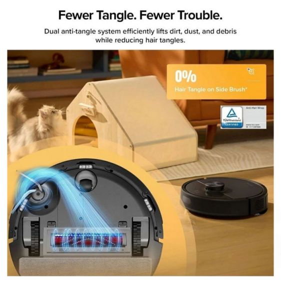 Roborock Q7 TF robot vacuum cleaner, black