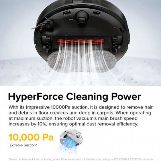 Roborock QR 798 robot vacuum cleaner, white