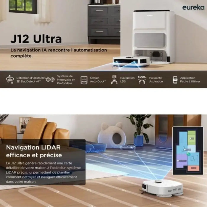 Robot Vacuum Cleaner Eureka - Почистване Прахосмукачки И Гладене<<<Дом Градина<<<BigBuy&&&Прахосмукачки и