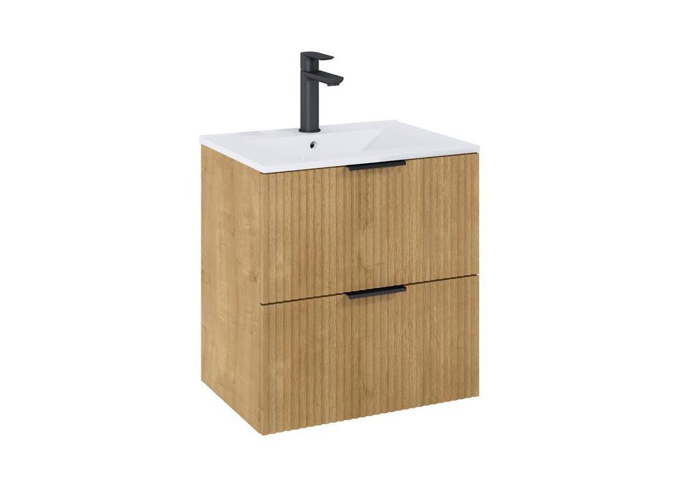 LOWER CABINET FOR BATHROOM UNIK 60 OAK REEF