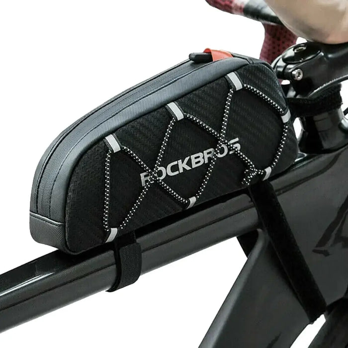 Rockbros 039BK bicycle frame bag 1 l with braid - black - Sport products<<<HurtelXML&&&Bags