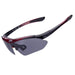 Rockbros 10001 polarizing cycling glasses - black and red - Sport products<<<HurtelXML