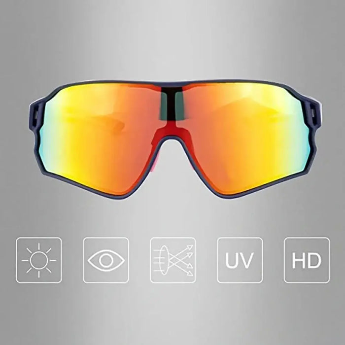 Rockbros 10134PL Polarized Cycling Glasses - Blue and Pink - Sport products<<<HurtelXML