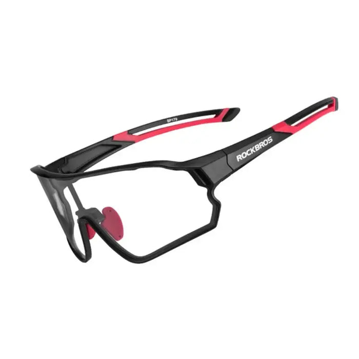Rockbros 10135 photochromic UV400 cycling glasses - black and red - Sport