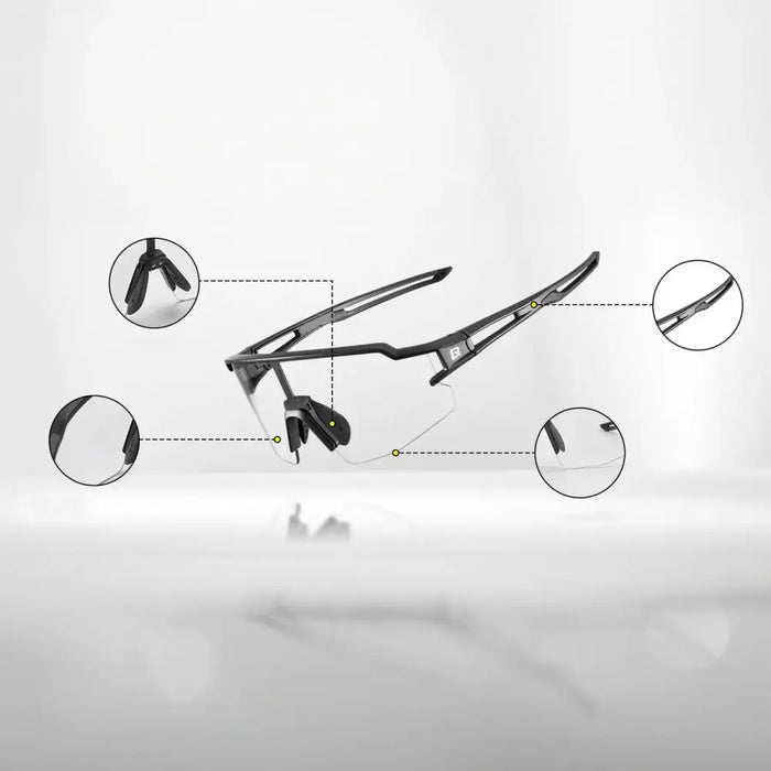 Rockbros 10175 photochromic UV400 cycling glasses - black - Sport products<<<HurtelXML