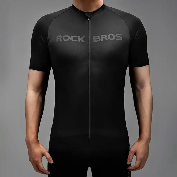 Rockbros 15120002004 short sleeve XL cycling jersey - black - Sport products<<<HurtelXML
