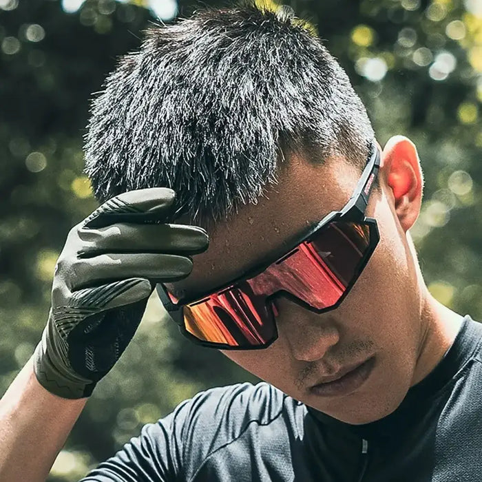 Rockbros 16110006003 shock-absorbing cycling gloves size L - green and black - Cycling gloves<<<HurtelXML