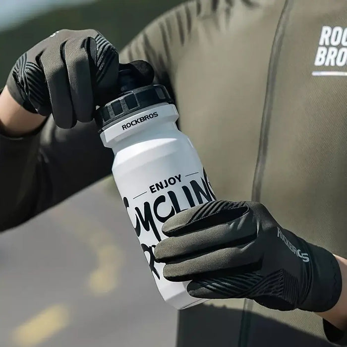 Rockbros 16110006003 shock-absorbing cycling gloves size L - green and black - Cycling gloves<<<HurtelXML