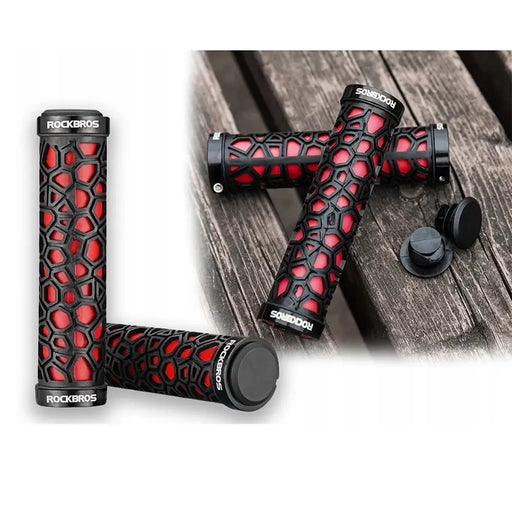Rockbros 2017-14ARD bicycle grips - black and red - Sport products<<<HurtelXML