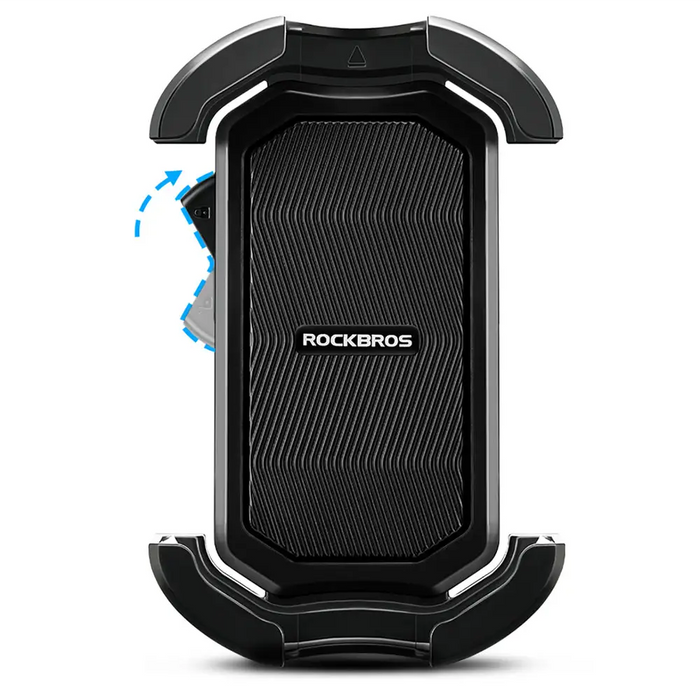 Rockbros 25210032001 Bike Phone Holder for Handlebars - Black - Cell phone