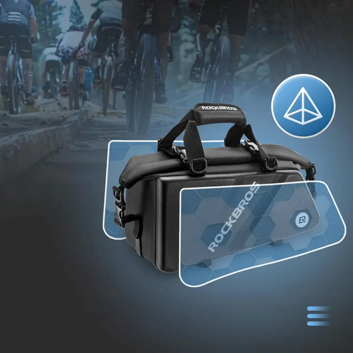 Rockbros 30140090001 bicycle bag for trunk 11.6l - black - Sport products<<<HurtelXML