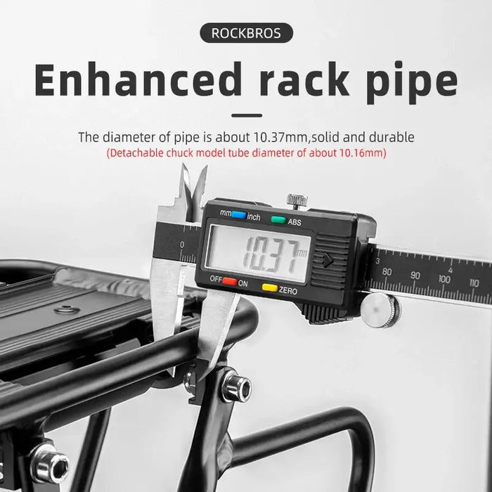 Rockbros 33210004001 bicycle rack with shelf - black - Sport products<<<HurtelXML&&&Racks and trunksSIR-BAG<<<Bicycles