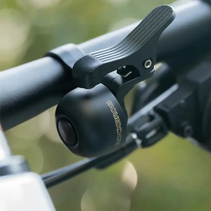 Rockbros 34210007001 bicycle bell for the left side of the handlebar - black - Sport products<<<HurtelXML