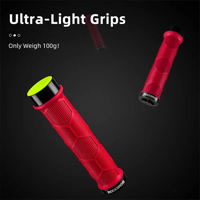 Rockbros 40720007002 bicycle grips with reflector - red - Sport products<<<HurtelXML