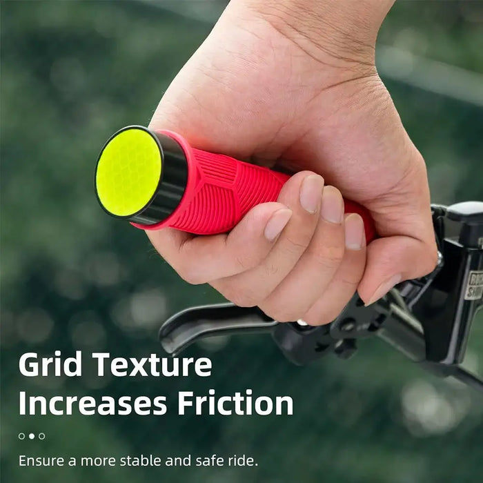 Rockbros 40720007002 bicycle grips with reflector - red - Sport products<<<HurtelXML