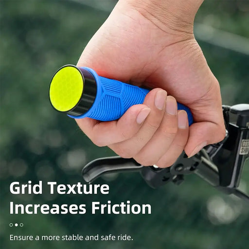 Rockbros 40720007003 bicycle grips with reflector - blue - Sport products<<<HurtelXML