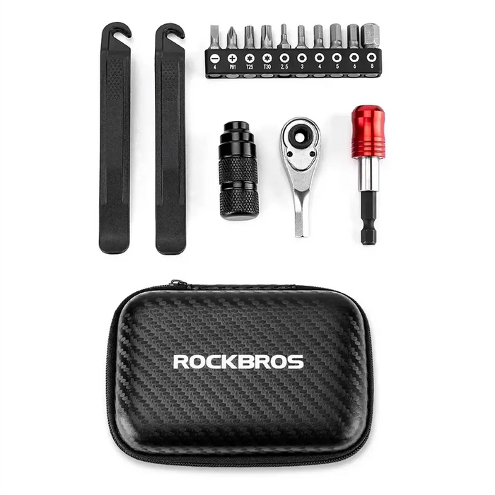 Rockbros 43210049001 bicycle repair kit - black - Service Tools<<<HurtelXML