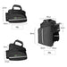 Rockbros A6-03BK bicycle bag for trunk 35 l with fold-out pockets - black - Sport products<<<HurtelXML