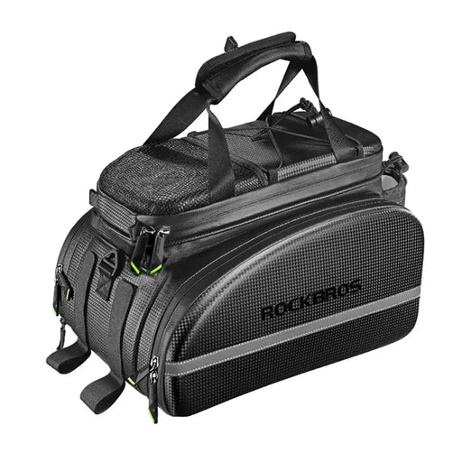 Rockbros A6-6 bicycle bag for trunk 35 l with fold-out pockets - black - Sport products<<<HurtelXML