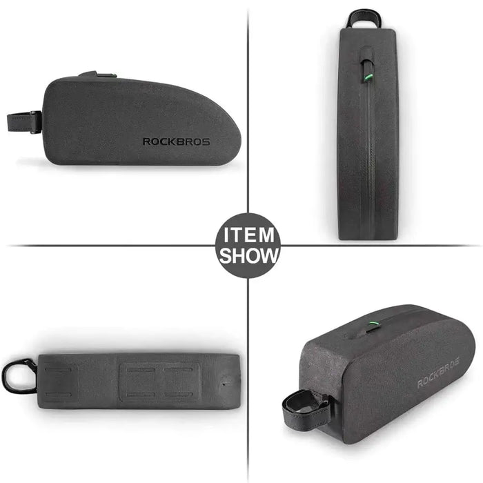 Rockbros AS-019-1 bicycle frame bag waterproof 1.6 l - black - Sport products<<<HurtelXML&&&Bags