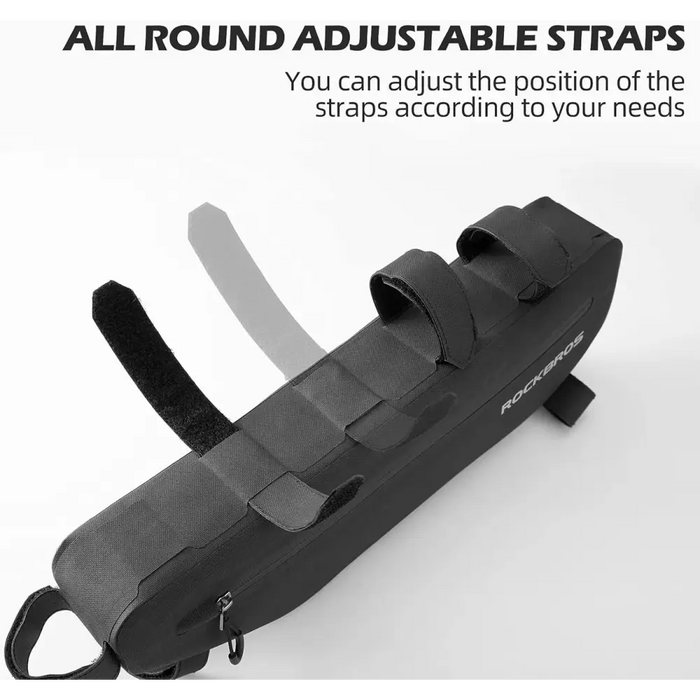 Rockbros AS-043 bicycle bag with Velcro 3l - black - Sport products<<<HurtelXML&&&Bags and panniersSIR-TOR<<<Bicycles