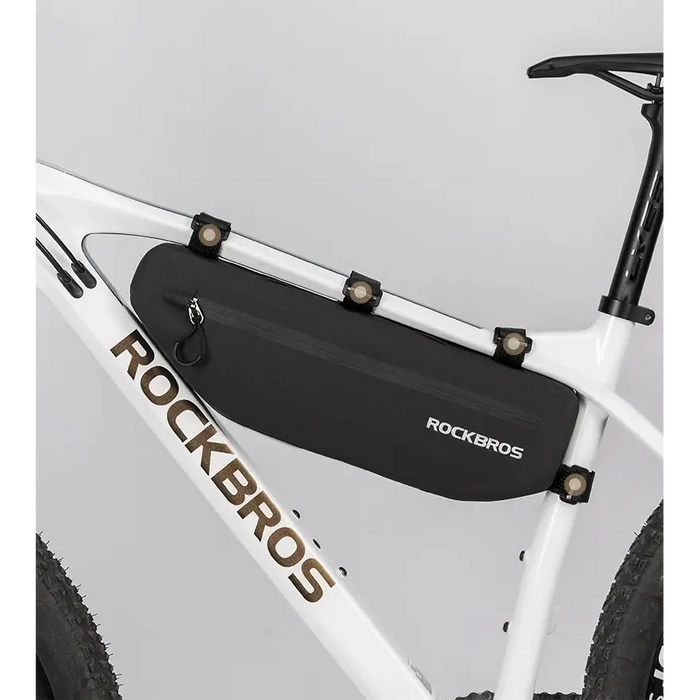 Rockbros AS-043 bicycle bag with Velcro 3l - black - Sport products<<<HurtelXML&&&Bags and panniersSIR-TOR<<<Bicycles