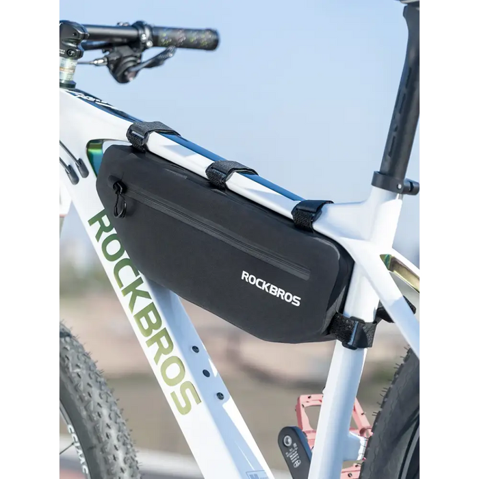 Rockbros AS-043 bicycle bag with Velcro 3l - black - Sport products<<<HurtelXML&&&Bags and panniersSIR-TOR<<<Bicycles