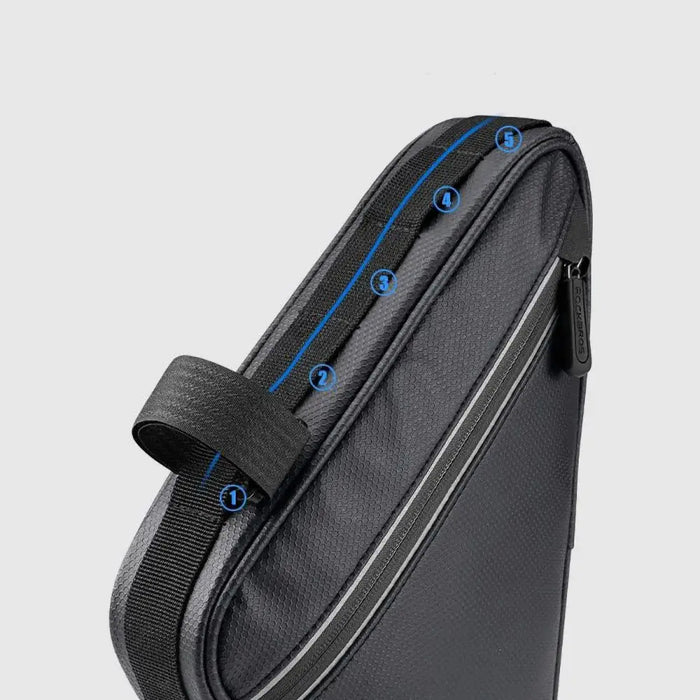 Rockbros B39-2 waterproof bicycle bag for frame - black - Sport products<<<HurtelXML&&&Bags