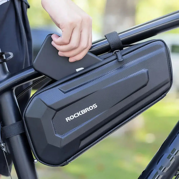 Rockbros B66 waterproof bicycle bag for frame - black - Sport products<<<HurtelXML