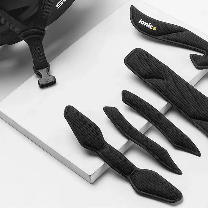 Rockbros Bike Helmet with Visor Detachable UV Protective Goggles Unisex - Black - Sport products<<<HurtelXML