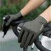 Rockbros Breathable Full Finger Cycling Gloves Size: M - Green - Cycling gloves<<<HurtelXML