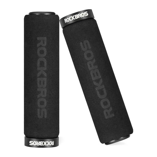 Rockbros BT1001BKBK sponge bicycle handlebar grips - black - Sport products<<<HurtelXML&&&HandlesSIR-UCH<<<Bicycles