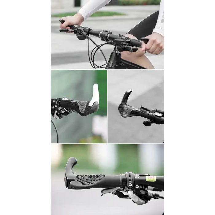 Rockbros BT1007W Bicycle Holder Set with Horns - White - Sport products<<<HurtelXML