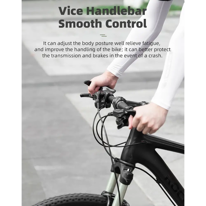 Rockbros BT1007W Bicycle Holder Set with Horns - White - Sport products<<<HurtelXML