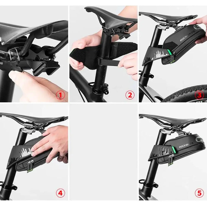 Rockbros C27-1 bicycle bag under the saddle - black - Sport products<<<HurtelXML