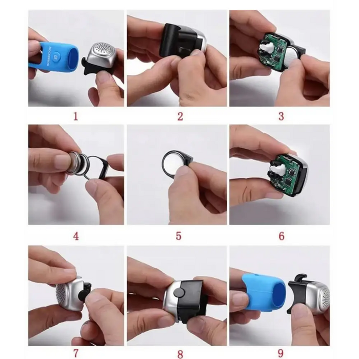 Rockbros CB1709BK electronic bicycle bell - black - Sport products<<<HurtelXML