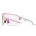 Rockbros Cycling Glasses Photochromic with UV Protection and Corrective Insert Clear - Purple - Sport