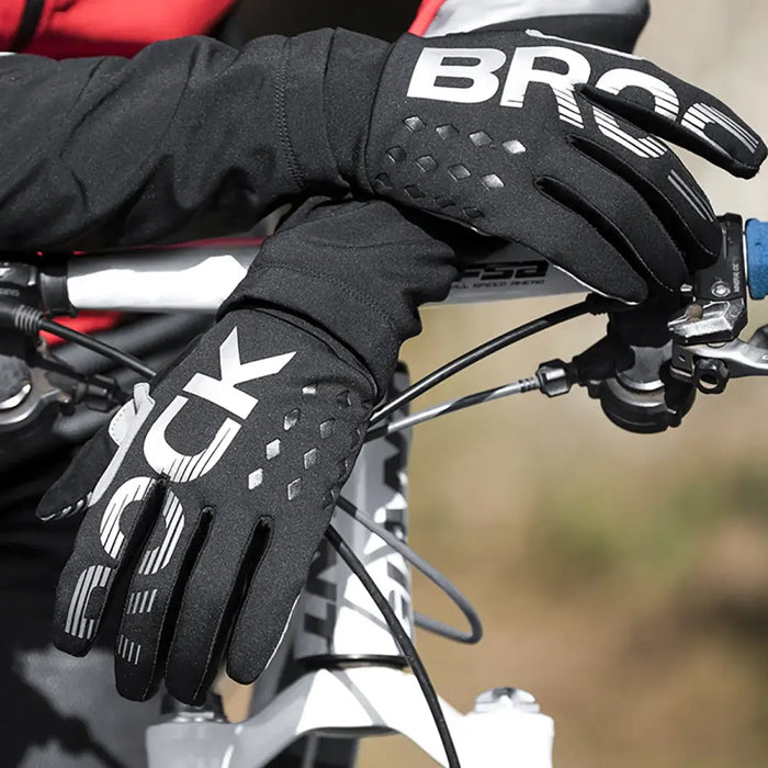 Rockbros cycling gloves insulated long size: XL - black and gray - Cycling gloves<<<HurtelXML