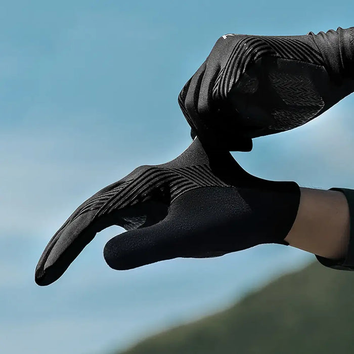 Rockbros cycling gloves spring/summer/autumn full size: M - black - Cycling gloves<<<HurtelXML