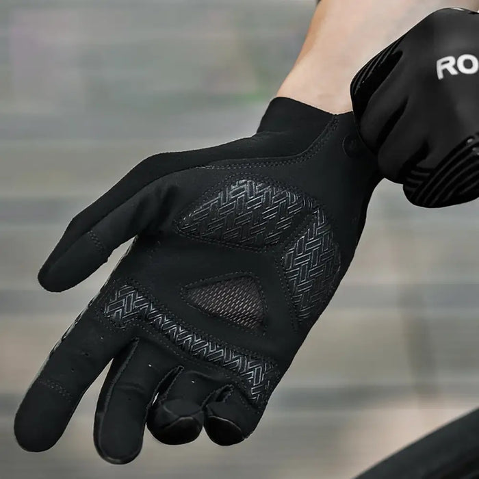 Rockbros cycling gloves spring/summer/autumn full size: XL - black - Cycling gloves<<<HurtelXML