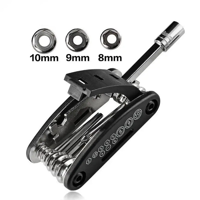 Rockbros GJ1601 16-in-1 multi-tool for bicycle repair - black - Sport products<<<HurtelXML&&&ToolsSIR-NAR<<<Bicycles