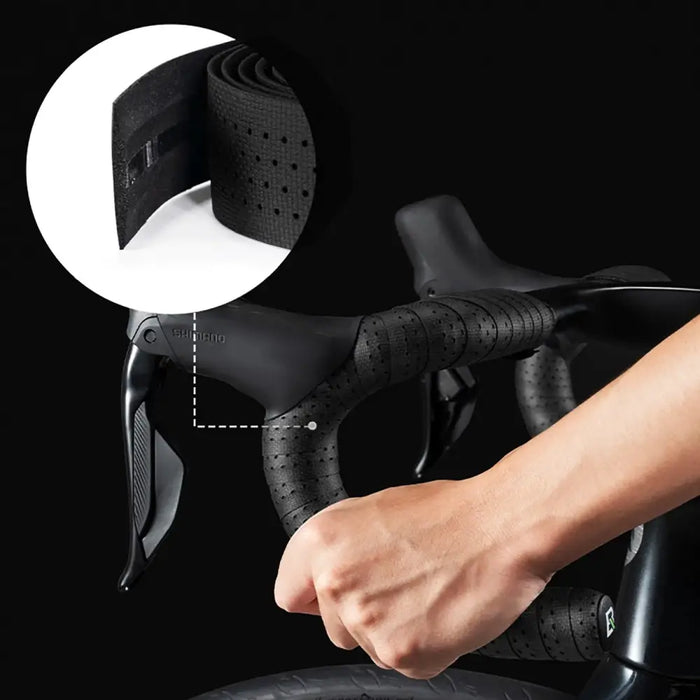 Rockbros Handlebar Tape Perforated Silicone - Black - Sport products<<<HurtelXML