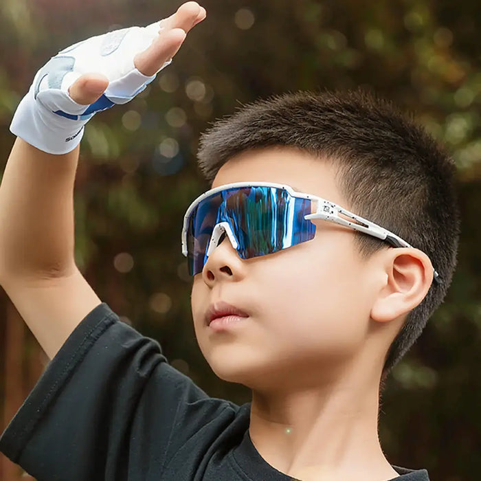 Rockbros Kids Cycling Glasses Polarized UV Protection Children’s - White - Sport products<<<HurtelXML