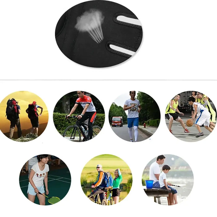 Rockbros LF1106M sports protector for patella and knee joint size M - black - Sport products<<<HurtelXML