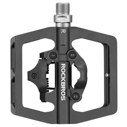Rockbros PD15-BK Aluminum Alloy Bicycle Pedal Set - Black - Sport products<<<HurtelXML