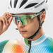 Rockbros Photochromic Cycling Glasses with UV Protection and Corrective Insert - Green - Sport