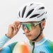 Rockbros Photochromic Cycling Glasses with UV Protection and Corrective Insert - Green - Sport