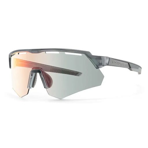 Rockbros Polarized Cycling Glasses with UV Protection and Corrective Insert - Gray - Sport