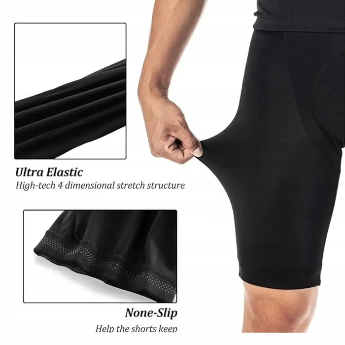 Rockbros RK2002XL bib shorts with XL pad - black - Sport products<<<HurtelXML